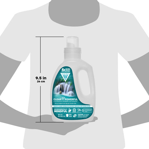 Hiketron Clear & Powerful Scent Free Liquid Laundry Detergent - Product Dimension