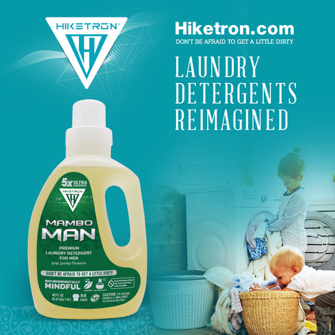Hiketron Mambo Man Masculine Scented Long Lasting Liquid Laundry Detergent - LAUNDRY DETERGENTS REIMAGINED