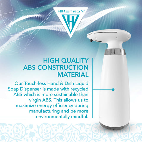 Hiketron Countertop Touchless Hand & Dish Liquid Soap Dispenser - Material