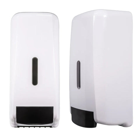 Push-Style Wall-Mounted Soap Dispenser |1000 mL| White |1 Pack|