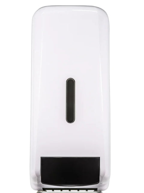 Push-Style Wall-Mounted Soap Dispenser |1000 mL| White |1 Pack|