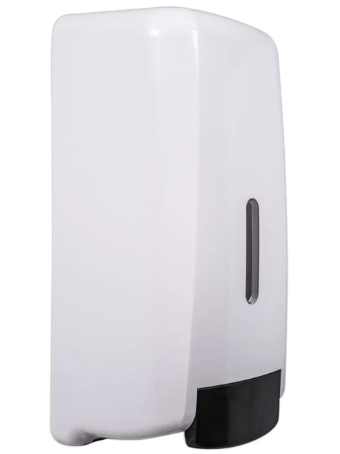 Hiketron Wall-Mounted Push- Style Hand Liquid Soap Dispenser - Side View