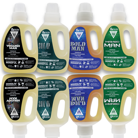 Hiketron Masculine Scented Liquid Laundry Detergent Bundle 2