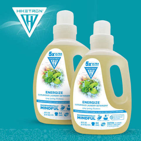 Hiketron Energize Long Lasting Scented Liquid Laundry Detergent - Two Pack
