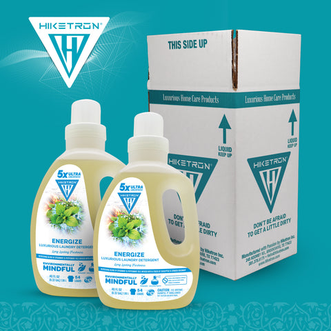 Hiketron Energize Long Lasting Scented Liquid Laundry Detergent - Two pack with box
