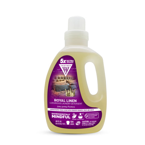 Hiketron Staycation Long Lasting Scented Liquid Laundry Detergent Bundles (Royal Linen)