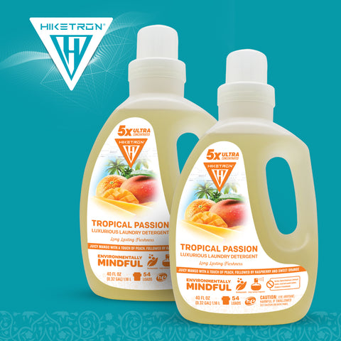 Hiketron Tropical Passion Long Lasting Scented Liquid Laundry Detergent - Two Pack
