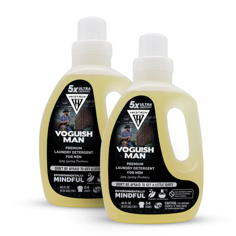 Hiketron Voguish Man Masculine Scented Long Lasting Liquid Laundry Detergent - Two Pack
