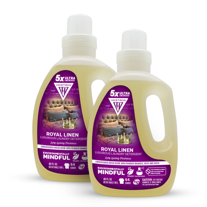 Hiketron 5X Ultra Concentrated | Long Lasting Scented Liquid Laundry Detergent | Removes Tough Stains | Machine Friendly | Royal Linen