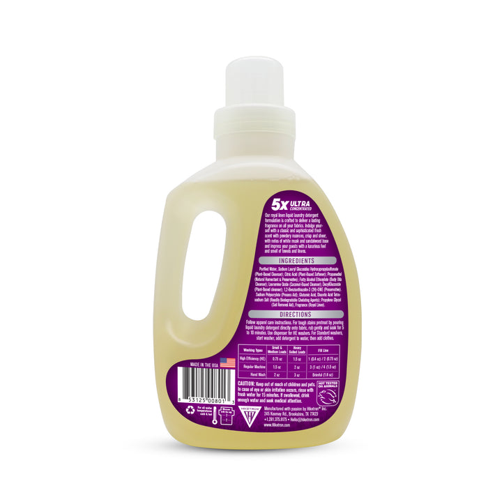 Hiketron 5X Ultra Concentrated | Long Lasting Scented Liquid Laundry Detergent | Removes Tough Stains | Machine Friendly | Royal Linen