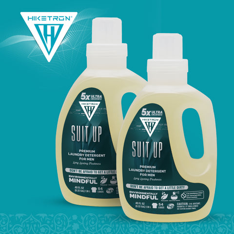 Hiketron 5X Ultra Concentrated | Long Lasting Scented Liquid Laundry Detergent | Removes Tough Stains | Machine Friendly | Suit Up