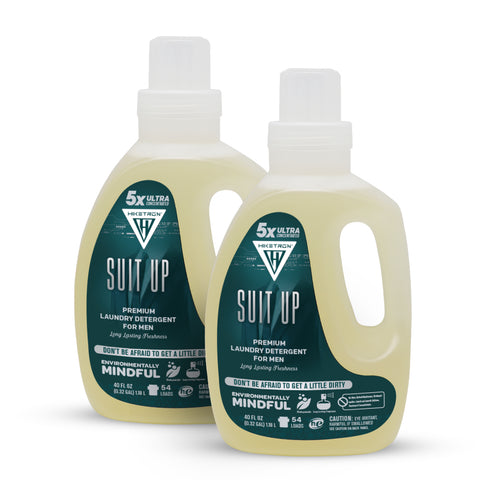 Hiketron 5X Ultra Concentrated | Long Lasting Scented Liquid Laundry Detergent | Removes Tough Stains | Machine Friendly | Suit Up