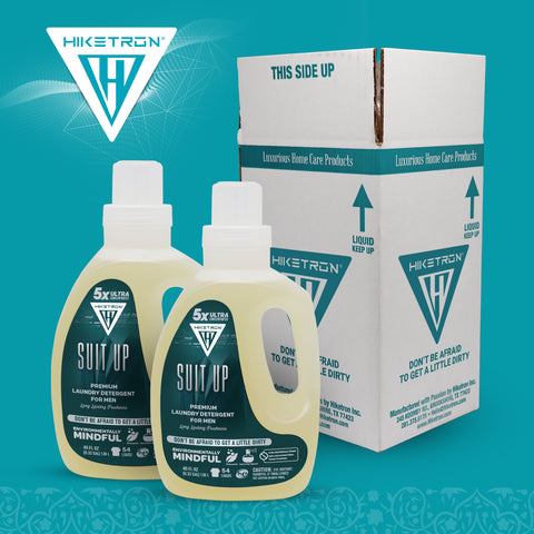 Hiketron 5X Ultra Concentrated | Long Lasting Scented Liquid Laundry Detergent | Removes Tough Stains | Machine Friendly | Suit Up