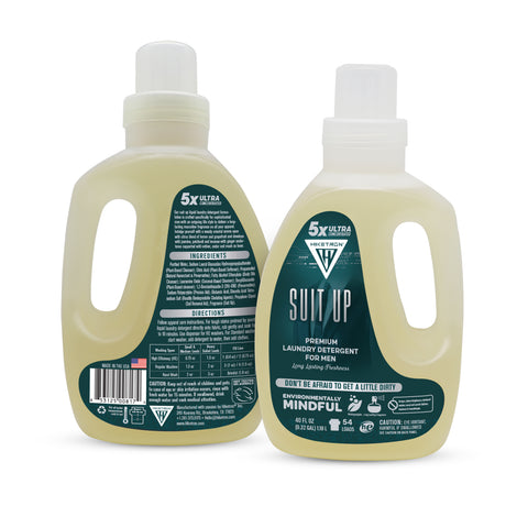 Hiketron 5X Ultra Concentrated | Long Lasting Scented Liquid Laundry Detergent | Removes Tough Stains | Machine Friendly | Suit Up