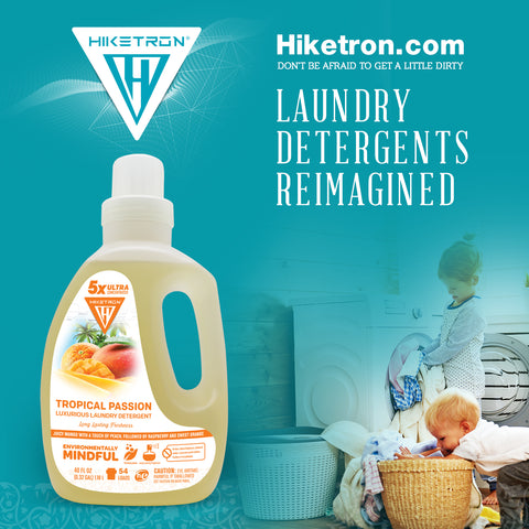Hiketron Tropical Passion Long Lasting Scented Liquid Laundry Detergent - LAUNDRY DETERGENTS REIMAGINED
