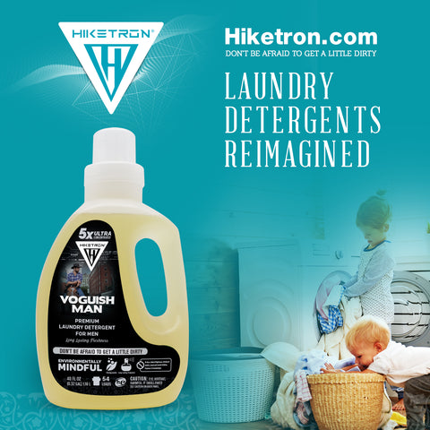 Hiketron Voguish Man Masculine Scented Long Lasting Liquid Laundry Detergent - LAUNDRY DETERGENTS REIMAGINED
